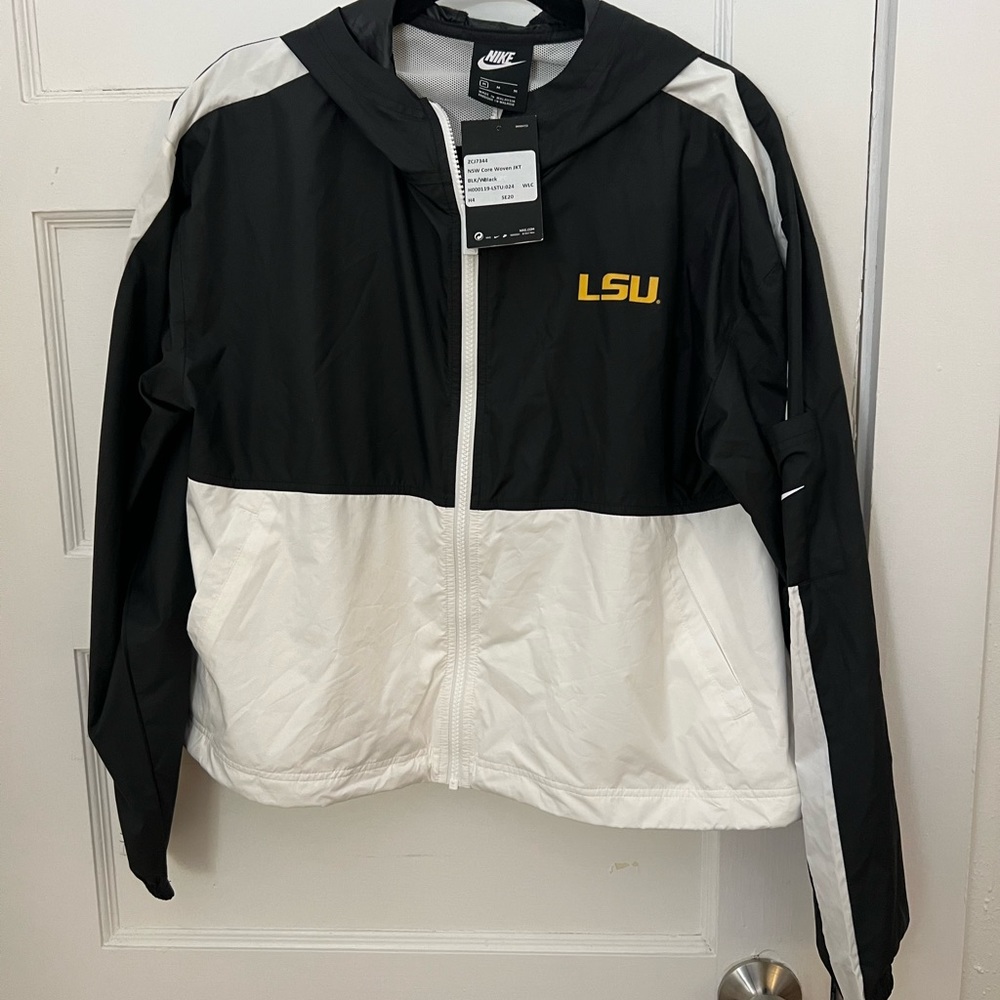 Nike lsu half zip wind breaker